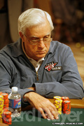 Berry Johnston on Day 4 of Event 55 at the World Series of Poker
