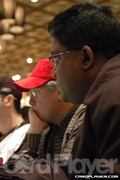 Bob Miller and Victor Ramdin on Day 1b of the 2006 DBNAPC
