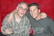 Burt Boutin and His Agent at the WPT Party at Light Bellagio