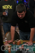 Kyle Bowker on Day 5 of the 2006 WSOP Main Event
