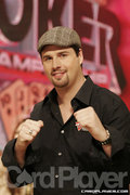 Brad Booth on day two of the NBC Heads-Up Championship.