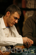 Bruno Fitoussi on Day One of Event 50 at the World Series of Poker