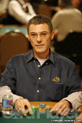 Bruno Fitoussi on Day One of Event 54 at the World Series of Poker