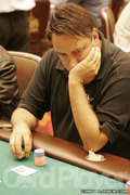 Bill Edler on day one of the USPC at the Trump Taj Mahal.