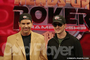 Chad Brown and Paul Wasicka before their championship match.