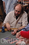 Mike Caro on Day 1 of the 2006 WSOP $1,500 LH Shootout