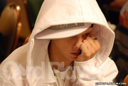 Chad Batista on Day 1 of Event 8 at the World Series of Poker