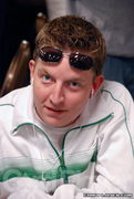Chris Bush on Day 1 of Event 13 at the World Series of Poker