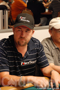Chris Moneymaker on Day 2 of Event 3 at the World Series of Poker