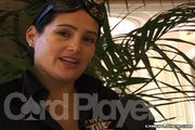 Kristy Gazes talks to us about her Bellagio cup III play today and about the World Series of Poker.