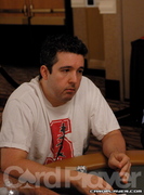 Diego Cordovez on Day 1 of the 2006 WSOP $1,500 Limit Hold'em