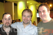 Brandon Rose, Daniel Negreanu and Jeff Goldenberg at the 2006 Comedy Festival Poker Tournament