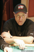 Dallas Wottlin at the final table of the $5,000 NLHE event.