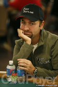 Daniel Negreanu on Day One of Event 46 at the World Series of Poker