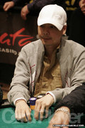 David "Chino" Rheem on Day 1 of the Borgata Poker Open