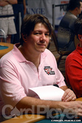 David Benyamine on Day 2 of Event 5 at the World Series of Poker