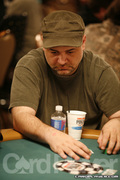 David Plastik on Day One of Event 49 at the World Series of Poker