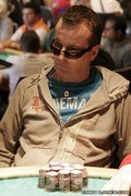 David Ulliott at the final table of the $5,000 NLHE event.