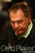 Dewey Tomko on Day One of Event 50 at the World Series of Poker