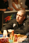 Diego Cordovez on Day 5 of Event 55 at the World Series of Poker