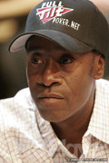 Don Cheadle at the NBC Heads-Up Championship.