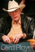 Doyle Brunson in Event No. 37 at the 2008 WSOP