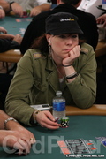 Annie Duke on Day 1 of the 2006 WSOP $1,000 Seven Card Stud H/L 8/OB Event