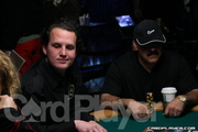 Dustin Holmes and Sirous Jamshidi on Day 7 of the 2006 WSOP Main Event