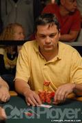 Chris Bell in the 2008 WSOP $10,000 PLHE World Championship