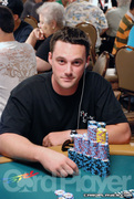 Eric Baldwin on Day 2 of Event 3 at the World Series of Poker