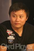 Eric Liu at the Final Table at EPT London 2008