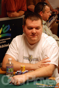 Eric Lynch on Day 2 of Event 4 at the World Series of Poker