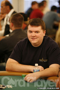 Eric Lynch on Day One of Event 49 at the World Series of Poker