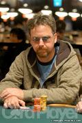 Eric Hicks on day 2 of the 2008 WSOP $1,500 NLH Event