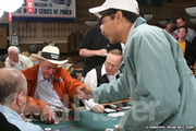 Esteban Urena Shaking Doyle's Hand After Doubling Up Off Him at 2006 WSOP $1500 NL Holdem Event 