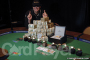 Phil Hellmuth after winning Event No. 15 at the 2007 World Series of Poker