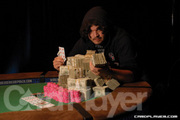 Alex Borteh after winning Event No. 34 at the 2007 World Series of Poker