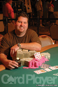Fred Goldberg after winning Event No. 40 at the 2007 World Series of Poker