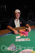 Chris Reslock after winning Event No. 46 at the 2007 World Series of Poker