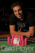 Rafi Amit after winning Event No. 48 at the 2007 World Series of Poker
