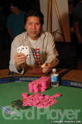 Dao Bac after winning Event No. 51 at the 2007 World Series of Poker