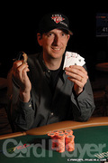Erik Seidel after winning Event No. 54 at the 2007 World Series of Poker
