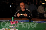 Alexander Kravchenko after winning Event No. 9 at the 2007 World Series of Poker