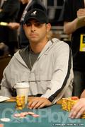 Frank Sinopoli on day 2 of the 2008 WSOP $1,500 NLH Event