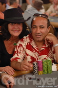 Freddy Deeb and Marsha Waggoner  at the 2006 Main Event Day 1D