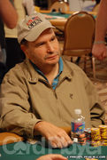 Gabe Kaplan on Day 3 of Event 39 at the World Series of Poker