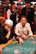 Gavin Smith and Minh Ly on Day One of Event 39 at the World Series of Poker