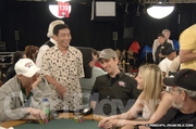 Giang, Seidel and Petresco on Day 1 of the 2006 WSOP $5,000 NLH event