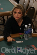 Jennifer Harman on Day 1 of the 2006 WSOP $1,000 Seven Card Stud H/L 8/OB Event