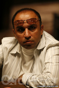 Hasan Habib on Day 3 of Event 55 at the World Series of Poker